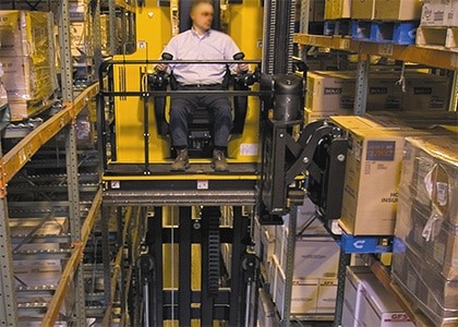Narrow Aisles Man Up Forklift Truck Training Chichester